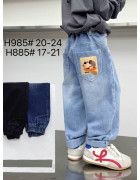 H885#2026 св.син. Джинси дитячі 17-21 по 5