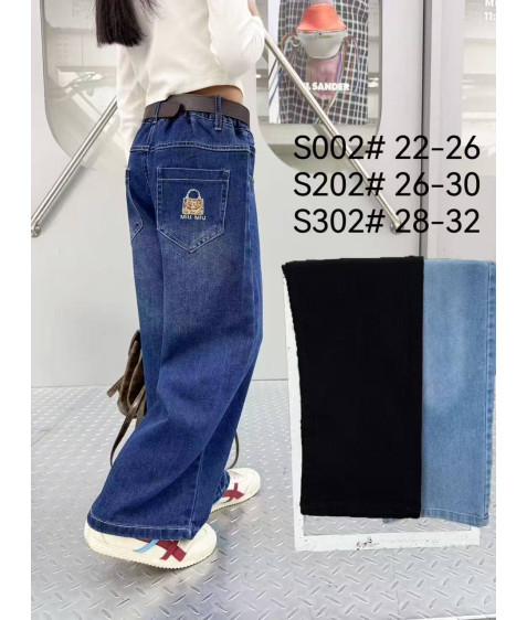 S002# т.син Джинси дитячі 22-26 по 5