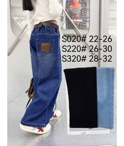 S020# т.син. Джинси дитячі 22-26 по 5