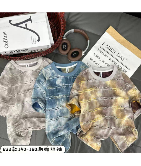 B22 сір Футболка дитяча 140-180 по 5