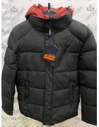 HM8126 #670 черный Куртка мужская SAZ (48-58) по 6 