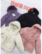 5525 біл Куртка дівчинка 140-170 по 4