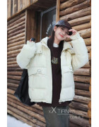 5513 біл Куртка дівчинка 140-170 по 4