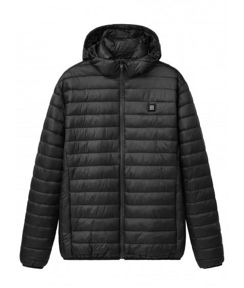 B3176 чорн. Куртка чоловіча 2XL-5XL по 24/4