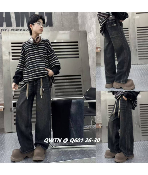 Q601 син. Джинси дитячі 26-30 по 5