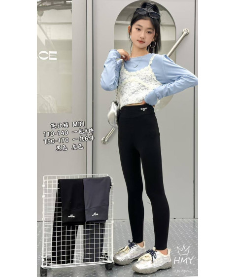 M31 чорн. Лосини ТЕРМО дівчинка 150-170 по 3