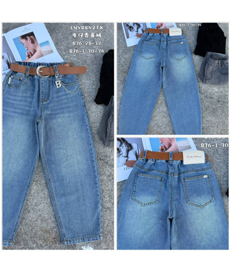 B76-1 син Джинси дитячі 30-34 по 5