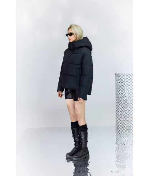 M25-497#1402 чорний Куртка жіноча 42-50 по 5