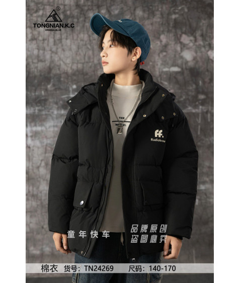 TN24269 чорн. Куртка хлопчик 140-170 по 4