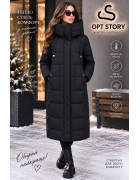 3330#1 чорн. Куртка жіноча Caroles XL-6XL (105см) по 6