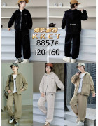 8857 чорн Костюм дитячий 120-160 по 5