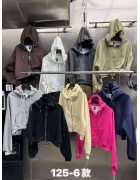 125-6 т.сір. Зіп-Худі жіноче S/M по 3