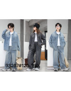 33207# син. Костюм дитячий 120-160 по 5