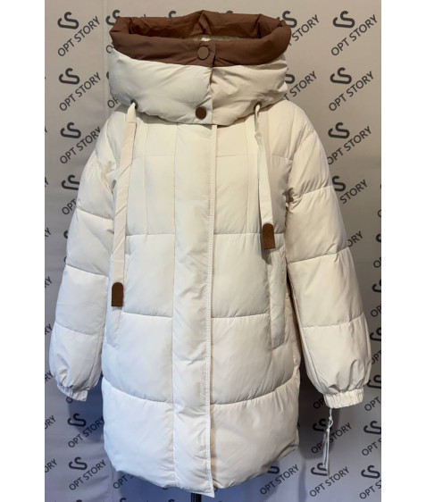 D648CW#W953 біл. Куртка жіноча S-XL по 4