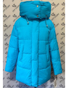 D332CQ#W511 блакит. Куртка жіноча S-XL по 4