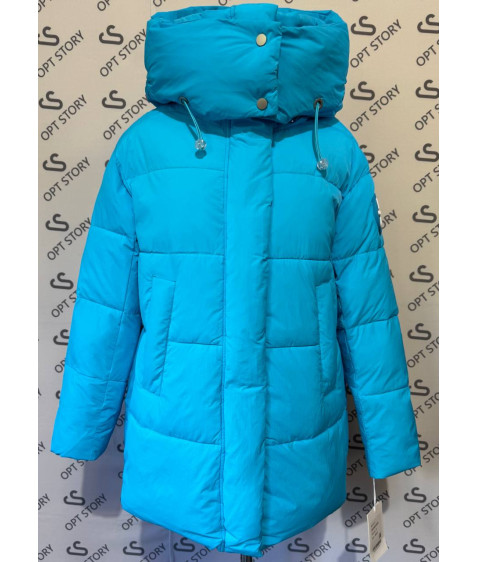 D332CQ#W511 блакит. Куртка жіноча S-XL по 4