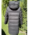 829#1 чорний Куртка жіноча зима Calores XL-6XL (105см) по 6шт