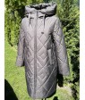 803#73 т. сірий Куртка жіноча зима Calores ВЕРБЛЮЖА ВОВНА XL-6XL (100см)  по 6шт