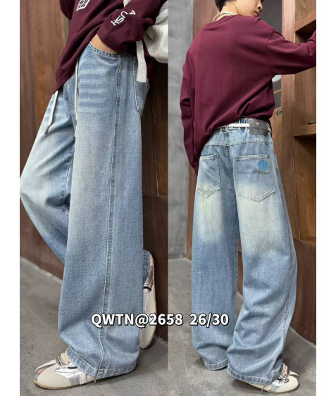 2658 син Джинси дитячі 26-30 по 5