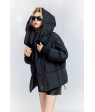 M25-533#1402 чорний Куртка жіноча 42-50 по 5