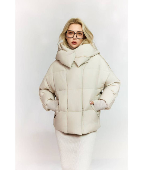 M25-533#1414 беж Куртка жіноча 42-50 по 5