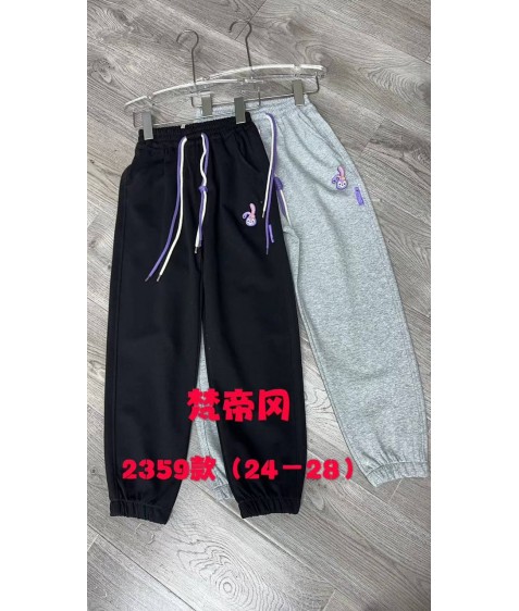 XM2359 чорний Спорт штани дівчинка 24-28 по 5