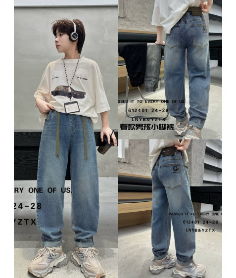 612401 чорн Джинси дитячі 24-28 по 5