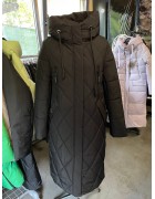 802#1 чорн. Куртка жіноча зима Calores L-5XL (105см) по 6шт