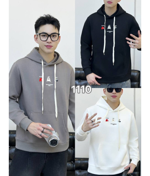 1110 чорн. Худі дорослий XL-4XL по 4