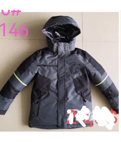 G-720 сірий Куртка лижна хлопчик 122-146 по 5