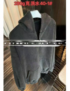 40-1 чорн.Зіп- Худі дорослий  OVERSIZE по 3